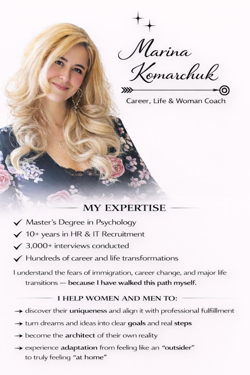 Maryna Komarchuk — Career, Life & Woman Coach